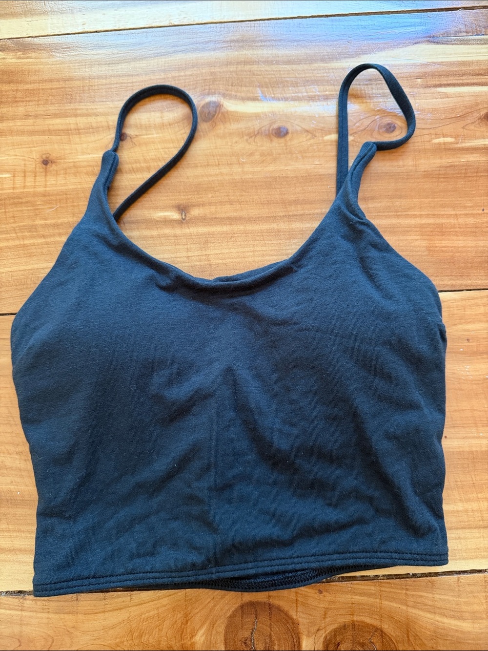Earth Republic Black Longline Tank, XXS, Like New, Super cute Back Detail 🖤🖤🖤